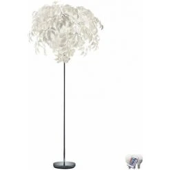 ETC-SHOP Feuilles De Lampe Sur Pied Lampe Sur Pied Éclairage Télécommandé Avec Kit Comprenant Des Ampoules LED RVB