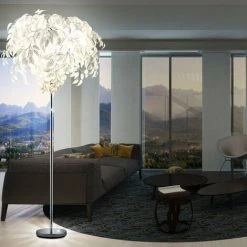 ETC-SHOP Feuilles De Lampe Sur Pied Lampe Sur Pied Éclairage Télécommandé Avec Kit Comprenant Des Ampoules LED RVB -Lampadaire Soldes 2022 27103294 4