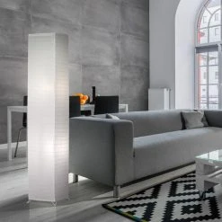 REALITY LEUCHTEN LED 7 Watts Design Lampadaire Interrupteur à Pied Lampadaire En Papier Plafonnier éclairage -Lampadaire Soldes 2022 27103805 5