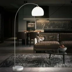 ETC-SHOP LED 9 Watts à Changement De Couleur Sur Pied Lampadaire à Base De Marbre Projecteur De Plafond à Intensité Variable -Lampadaire Soldes 2022 27120626 3