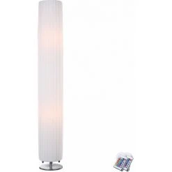 ETC-SHOP Lampadaire D'éclairage Textile Lampe Sur Pied Télécommandée Dans Un Ensemble Comprenant Des Ampoules LED RVB