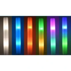 ETC-SHOP Lampadaire D'éclairage Textile Lampe Sur Pied Télécommandée Dans Un Ensemble Comprenant Des Ampoules LED RVB -Lampadaire Soldes 2022 27125714 4
