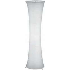 ETC-SHOP Lampadaire élégant Lampe De Bureau En Textile Blanc à Intensité Variable Dans Un Ensemble Comprenant Des Ampoules RGB-LED