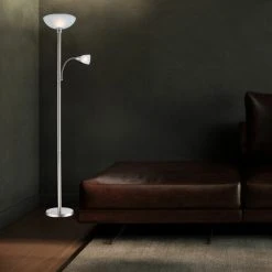 ETC-SHOP Projecteur De Plafond Liseuse Flexo éclairage Design Verre Albâtre Commutable Dans Un Ensemble Comprenant Des Ampoules LED -Lampadaire Soldes 2022 27127071 5