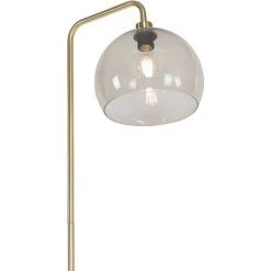 QAZQA Maly - Lampadaire Moderne - 1 Lumière - H 1530 Mm - Doré/Laiton - Moderne - Éclairage Intérieur - Salon I Chambre I Cuisine I Salle à Manger - Doré/Laiton -Lampadaire Soldes 2022 27162786 3