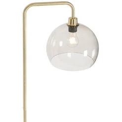 QAZQA Maly - Lampadaire Moderne - 1 Lumière - H 1530 Mm - Doré/Laiton - Moderne - Éclairage Intérieur - Salon I Chambre I Cuisine I Salle à Manger - Doré/Laiton -Lampadaire Soldes 2022 27162786 4