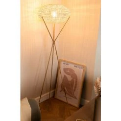 Lampadaire En Rotin Xauron SKLUM Rotin - NATUREL -Lampadaire Soldes 2022 27977497 3