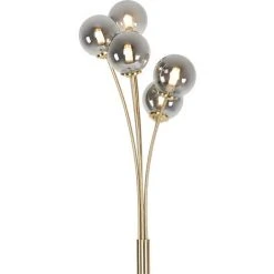 QAZQA Athens - Lampadaire Rustique - 5 Lumière - H 1600 Mm - Doré/Laiton - Rustique - Éclairage Intérieur - Salon I Chambre I Cuisine I Salle à Manger - Doré/Laiton -Lampadaire Soldes 2022 29350617 3