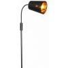 QAZQA Carmen - Lampadaire Moderne - 1 Lumière - H 150 Cm - Noir - Moderne - Éclairage Intérieur - Salon I Chambre I Cuisine I Salle à Manger - Noir -Lampadaire Soldes 2022 29528117 1