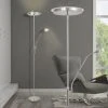VidaXL Lampadaire à LED à éclairage Réglable 23 W - Argent -Lampadaire Soldes 2022 3014251 1