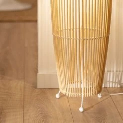 LEDKIA Lampadaire Bambou Komu Naturel - Naturel -Lampadaire Soldes 2022 30354106 5