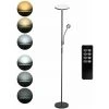 ANTEN Lampadaire 30W Avec Télécommande 5W Liseuse Température De Couleur En Option Angle Réglable [Classe énergétique A +] -Lampadaire Soldes 2022 30833219 1