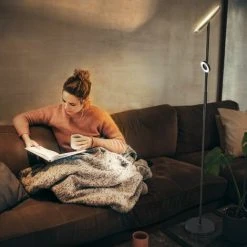 ANTEN Lampadaire 30W Avec Télécommande 5W Liseuse Température De Couleur En Option Angle Réglable [Classe énergétique A +] -Lampadaire Soldes 2022 30833219 3
