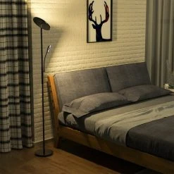 ANTEN Lampadaire 30W Avec Télécommande 5W Liseuse Température De Couleur En Option Angle Réglable [Classe énergétique A +] -Lampadaire Soldes 2022 30833219 4