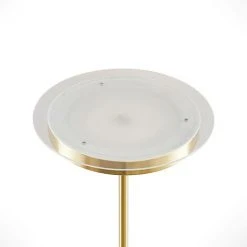 LINDBY LED Lampadaire à Intensité Variable 'Sumani' En Métal Pour Salon & Salle à Manger - Laiton Mat -Lampadaire Soldes 2022 30970489 4