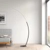 SUPER NOVA Lampadaire LED Salon Design Arc Minimaliste Moderne Rigel | Couleur: Noir -Lampadaire Soldes 2022 31463876 1