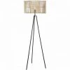 AUTRES Lampadaire Rotin Pied Métal - 48x150 Cm - Abajour : 50x50x28,8 Cm -Lampadaire Soldes 2022 31610825 1