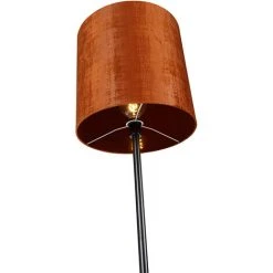QAZQA Simplo - Lampadaire Avec Abat-jour Moderne - 1 Lumière - H 1840 Mm - Orange - Moderne - Éclairage Intérieur - Salon I Chambre I Cuisine I Salle à Manger - Orange -Lampadaire Soldes 2022 32149065 3