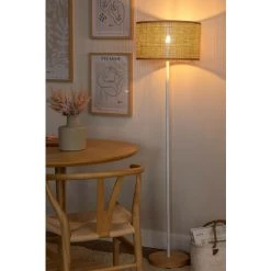 Lampadaire En Rotin Ytse SKLUM Osier - Fer - Marron Naturel -Lampadaire Soldes 2022 32802909 3