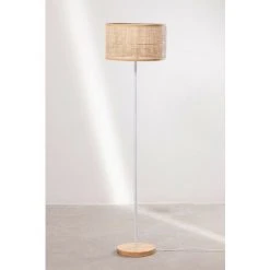 Lampadaire En Rotin Ytse SKLUM Osier - Fer - Marron Naturel -Lampadaire Soldes 2022 32802909 4