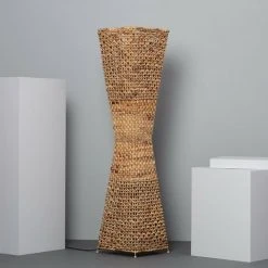 LEDKIA Lampadaire Fibres Naturelles Bijie Naturel - Naturel