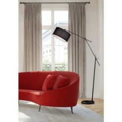 ETC-SHOP Lampadaire Design Réglable éclairage De Salon Lampadaire Articulé Noir, Abat-jour En Tissu, Réglable En Hauteur, 1x E27, LxH 40x168 Cm 9 ETC-SHOP Lampadaire Design Réglable éclairage De Salon Lampadaire Articulé Noir, Abat-jour En Tissu, Réglable En Hauteur, 1x E27, LxH 40x168 Cm -Lampadaire Soldes 2022 32917711 3