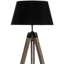 ATMOSPHERA, CRATEUR D'INTRIEUR Lampadaire Trépied Bois "Runo" 145cm Noir -Lampadaire Soldes 2022 33650447 4