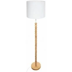 ATMOSPHERA, CRATEUR D'INTRIEUR Lampadaire En Bois Design "Nino" 146cm Beige