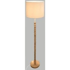 ATMOSPHERA, CRATEUR D'INTRIEUR Lampadaire En Bois Design "Nino" 146cm Beige -Lampadaire Soldes 2022 33672680 3