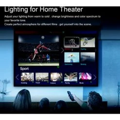 ASUPERMALL Lampadaire D'Angle Wifi Intelligent Rvb, Lumiere Led De Controle App A Changement De Couleur, Lumiere D'Angle Led De Synchronisation Avec Musique, Noir -Lampadaire Soldes 2022 34126621 3