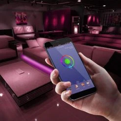 ASUPERMALL Lampadaire D'Angle Wifi Intelligent Rvb, Lumiere Led De Controle App A Changement De Couleur, Lumiere D'Angle Led De Synchronisation Avec Musique, Noir -Lampadaire Soldes 2022 34126621 5