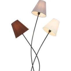 QAZQA Melis - Lampadaire Avec Abat-jour Moderne - 3 Lumière - H 1300 Mm - Blanc - Moderne - Éclairage Intérieur - Salon I Chambre - Blanc -Lampadaire Soldes 2022 34283405 3