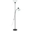 Relaxdays Lampadaire Lampe De Lecture, Bras Réglable, Salon, Halogène, Liseuse Moderne, HLP: 180x25,5x48 Cm, Noir -Lampadaire Soldes 2022 35962488 1