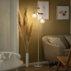 LEDKIA Lampadaire Monah WiFi Avec Variateur Blanc - Blanc -Lampadaire Soldes 2022 36297091 3