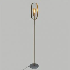 ATMOSPHERA, CRATEUR D'INTRIEUR Lampadaire Droit Design "Edi" 155cm Or -Lampadaire Soldes 2022 36890446 4