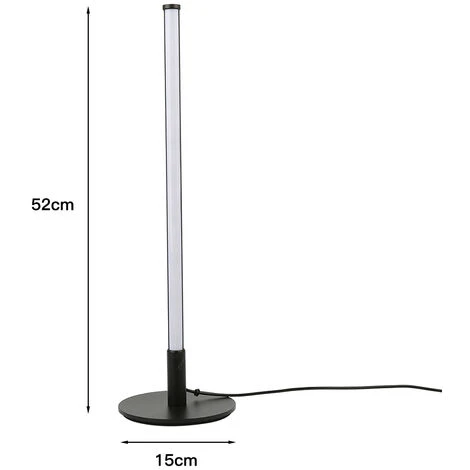 Aqrau Lampadaire à Fond Rond, Télécommande, RVB Coloré 15*15*52cm | NOIR 6 Aqrau Lampadaire à Fond Rond, Télécommande, RVB Coloré 15*15*52cm | NOIR – Image 4