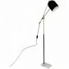 ATMOSPHERA Lampadaire Arc Suite H135 Cm - Noir Et Doré