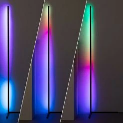 LEDKIA Lampadaire LED RGBWW Luxy 20W Noir - Noir -Lampadaire Soldes 2022 39203972 5