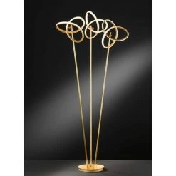 Lampadaire Lampadaire Lampadaire Lampe D'intérieur Lampe De Salon Couleur Or, IP20, 3 Flammes, 3x LED 13 Watt 1100 Lm, Blanc Chaud, Wofi, 3410.03.15.8000 -Lampadaire Soldes 2022 39364273 5