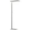 ARCCHIO LED Lampadaire à Intensité Variable 'Logan' En Aluminium Pour Bureau - Argent, Blanc