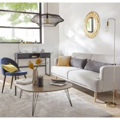 Lampadaire En Métal Coloris Noir - D.20 X H.150 Cm -PEGANE- -Lampadaire Soldes 2022 39683220 4