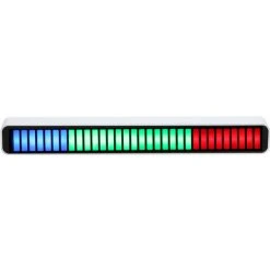 ASUPERMALL Ramassage Rhythm Light Indicateur De Niveau De Musique 32 Bits Usb Rgb Controle Du Son Colore Bt Light Bar Voiture Led De Bureau Lumiere Pour Vehicules Party Music Festival, Plug-In -Lampadaire Soldes 2022 39860625 5
