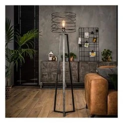 M-S Lampadaire Avec Abat-jour Spirale 40x162 Cm En Métal - SPIRA