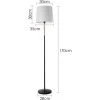 BAMNY Lampadaire Sur Pied Salon, Abat-jour En Tissu, Lampadaire Moderne, Lampadaire Classique, Pour Ampoules E27, Lumière Douce Naturelle, Eye Protection, Pour Salon, Chambre, Bureau, Salle à Manger 1 BAMNY Lampadaire Sur Pied Salon, Abat-jour En Tissu, Lampadaire Moderne, Lampadaire Classique, Pour Ampoules E27, Lumière Douce Naturelle, Eye Protection, Pour Salon, Chambre, Bureau, Salle à Manger -Lampadaire Soldes 2022 42024070 1
