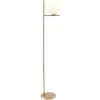 HOMCOM Lampadaire Globe Design Néo-rétro Max. 40 W 159H Cm Métal Doré -Lampadaire Soldes 2022 42169140 1