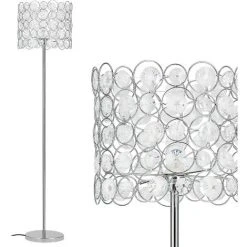 [lux.pro] Lampadaire - CrystalTree - (1 X Socle E27)(155 Cm X Ø 34 Cm) Lampe Sur Pied Lampe De Plancher Lampe Lampe De Salon -Lampadaire Soldes 2022 4247634 3