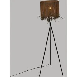 Lampadaire Trépied Haci Nature H 158 Cm - Atmosphera - Beige -Lampadaire Soldes 2022 42862093 3