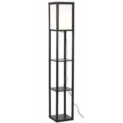 LES TENDANCES Lampadaire Métal Noir Ogel