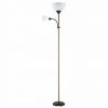 FABRILAMP FAB 135542002 | Rigel Sur Pied 1xe27 + 1xe14 C / Lecteur Marron 180x34x25,5 Cm -Lampadaire Soldes 2022 43311156 1