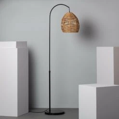 ILUZZIA Lampadaire Beyawo Naturel - Naturel
